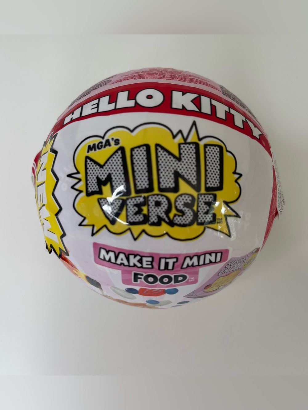 Hello Kitty MGA's Mini Verse Make It Mini Food Series 1 NEW Single Blind Ball